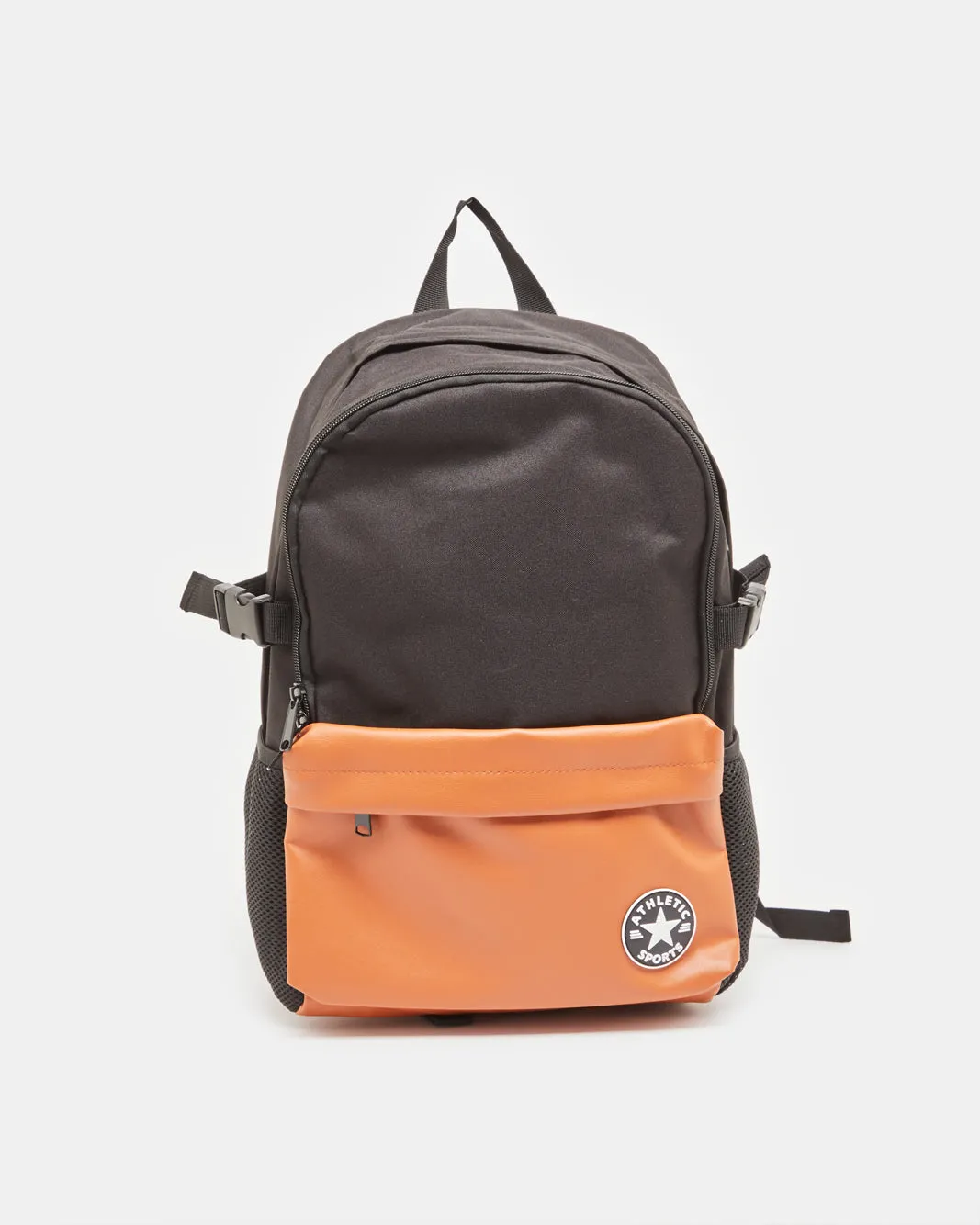 Men Black And Beige Backpack sold by Redtag