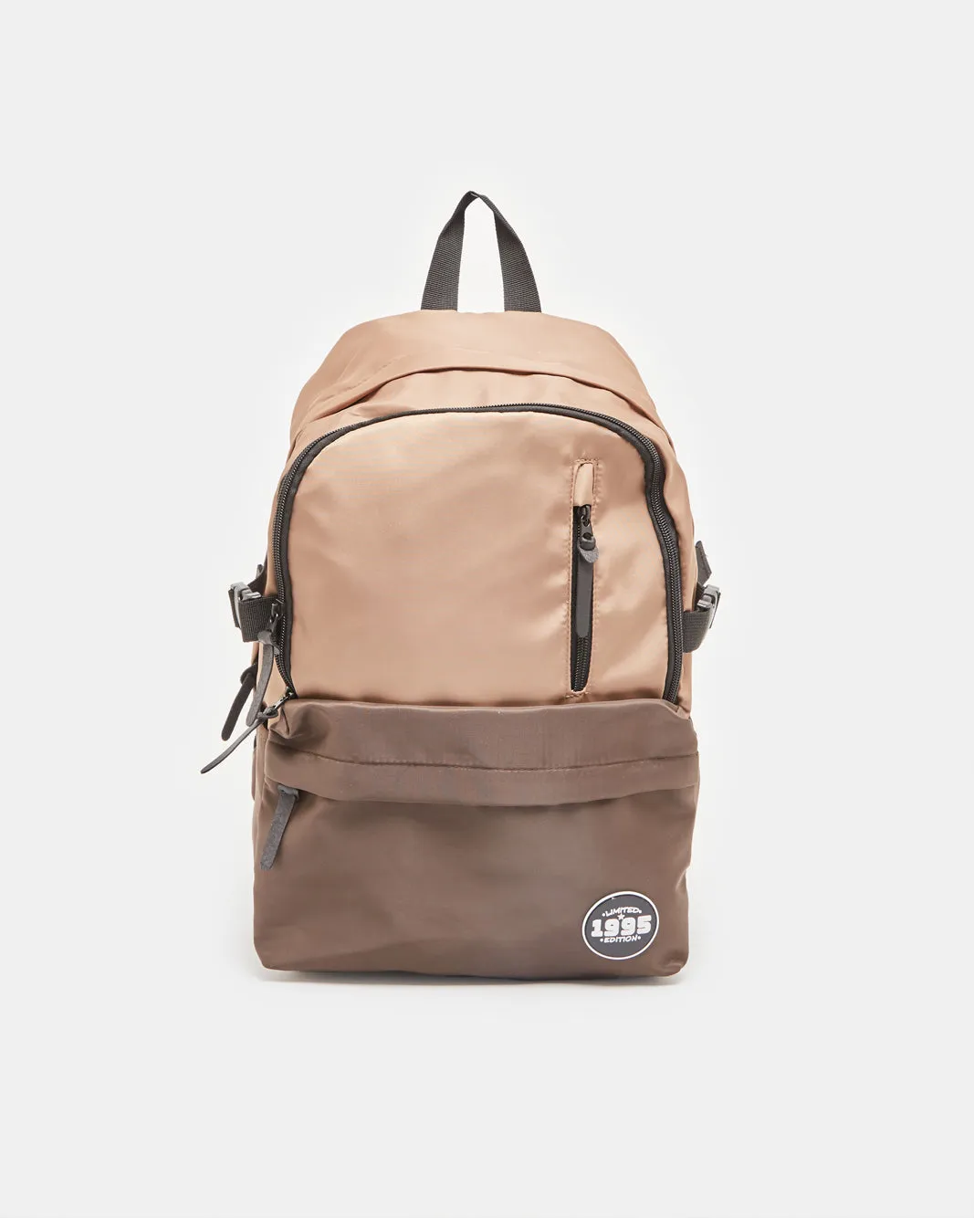 Men Beige Spacious Backpack sold by Redtag