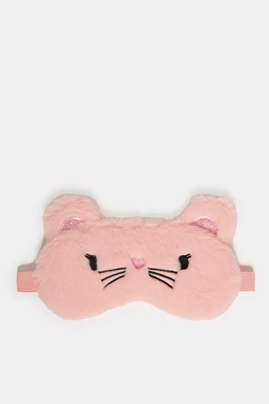 Women Pink Embellished Eye Mask sold by Redtag