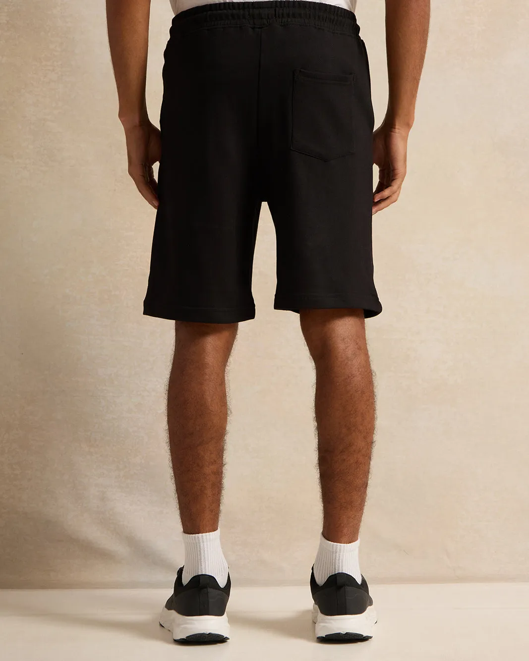 Men Black Printed Active Shorts sold by Redtag product image thumbnail 3