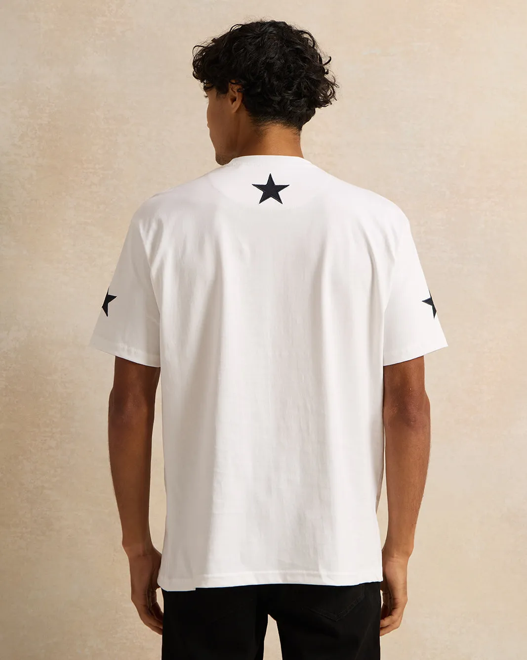 Men White Yalla Shabab Print T-Shirt sold by Redtag product image thumbnail 3