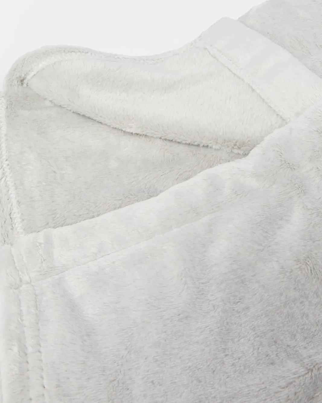 Grey Leona Fleece Sherpa Bathrobe sold by Redtag product image thumbnail 3