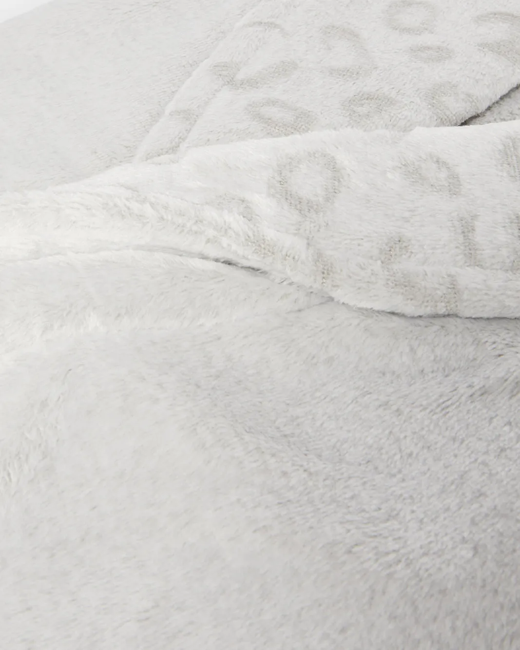 Grey Leona Fleece Sherpa Bathrobe sold by Redtag product image thumbnail 2