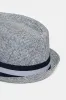Men Grey Fedora Hat With Band sold by Redtag