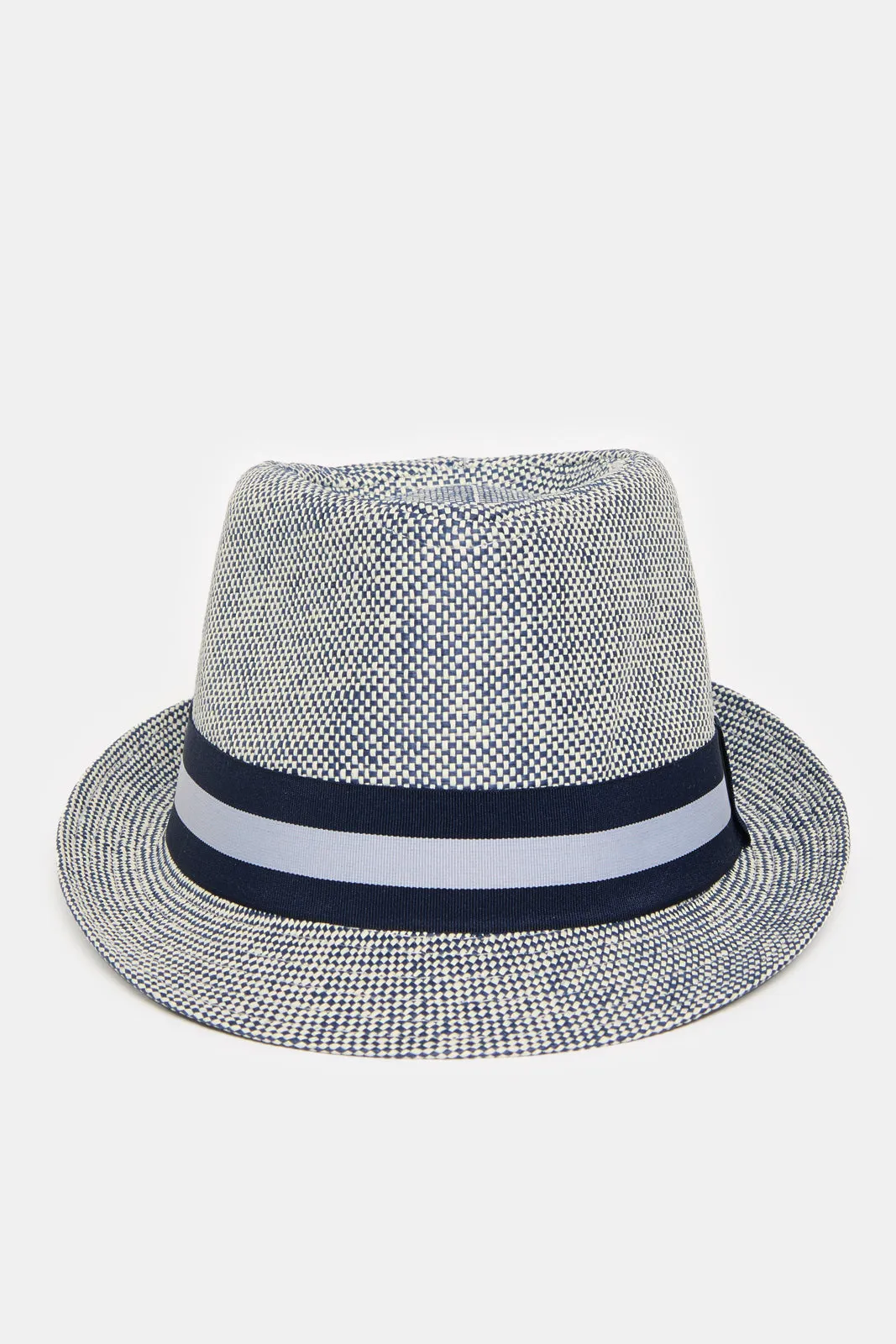 Men Grey Fedora Hat With Band sold by Redtag