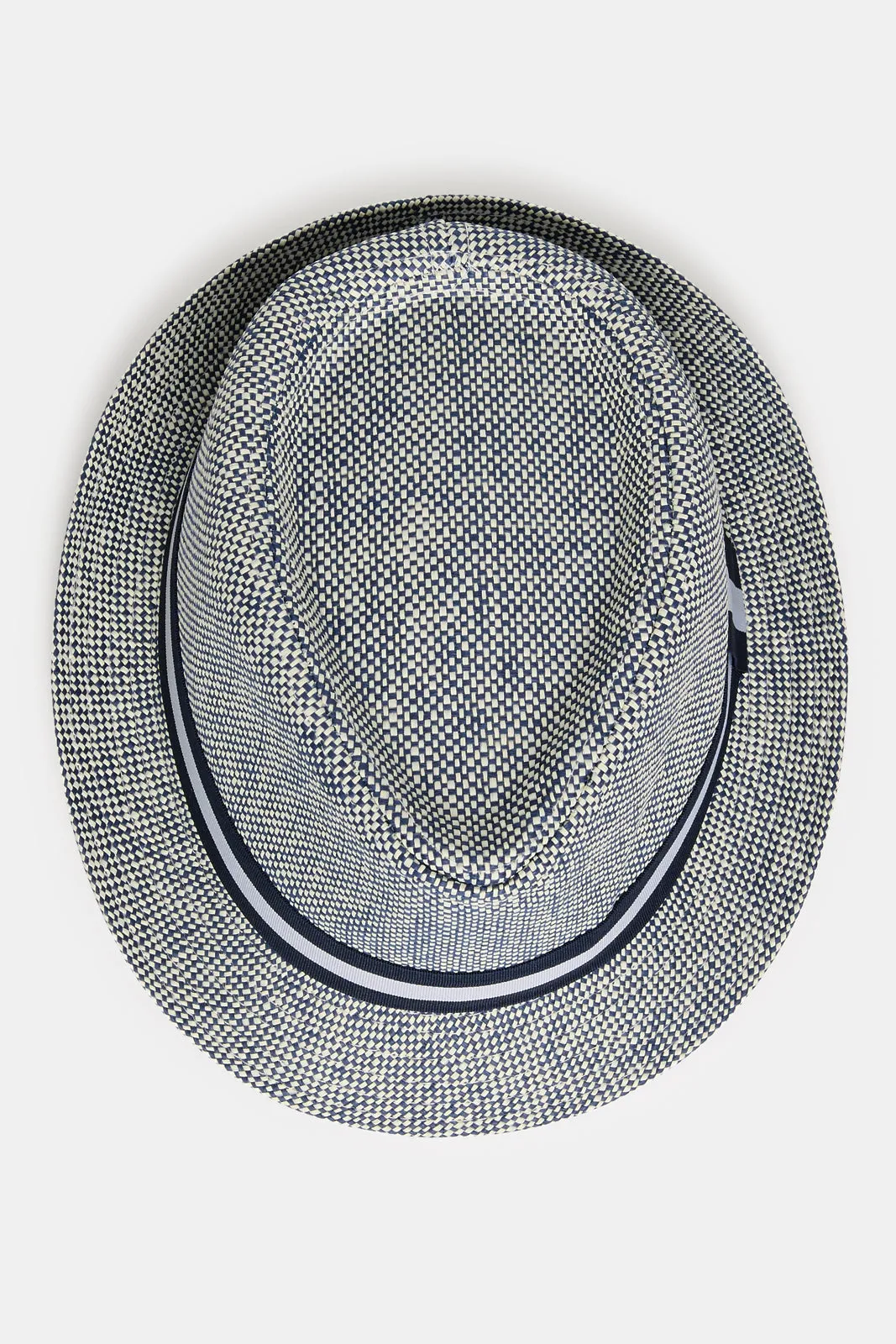 Men Grey Fedora Hat With Band sold by Redtag product image thumbnail 3