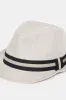 Men Grey Fedora Hat With Band sold by Redtag