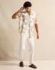 Men White Printed Casual Shirt sold by Redtag