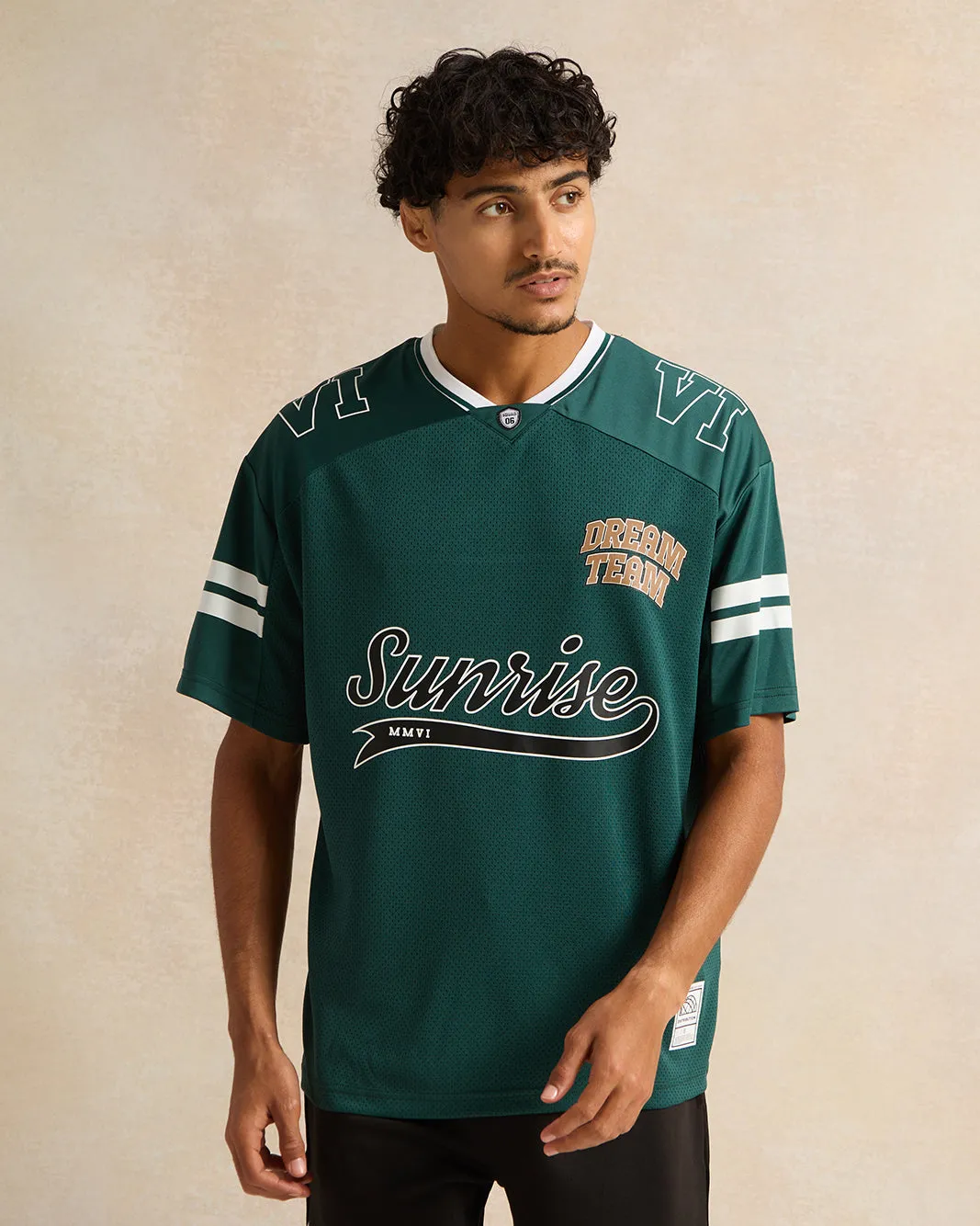 Men Green Printed T-shirt sold by Redtag