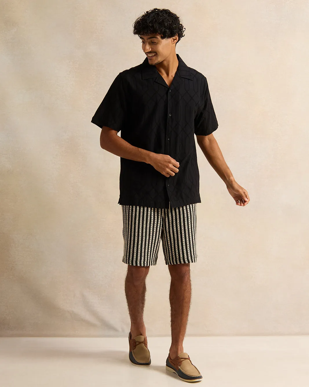 Men Black Casual Shirt sold by Redtag product image thumbnail 2