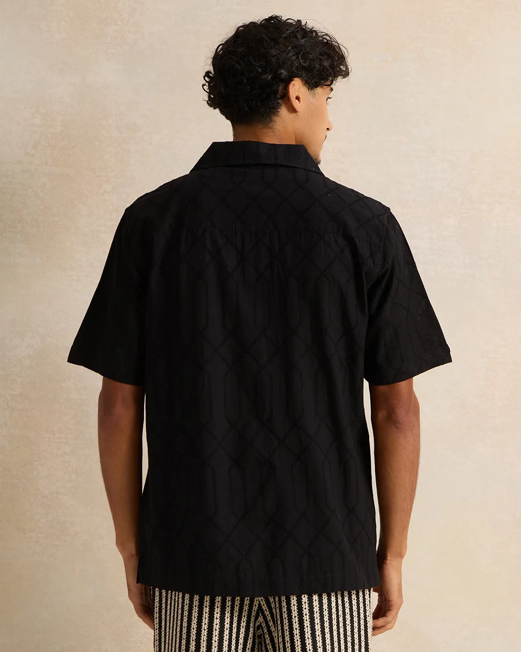Men Black Casual Shirt sold by Redtag product image thumbnail 3