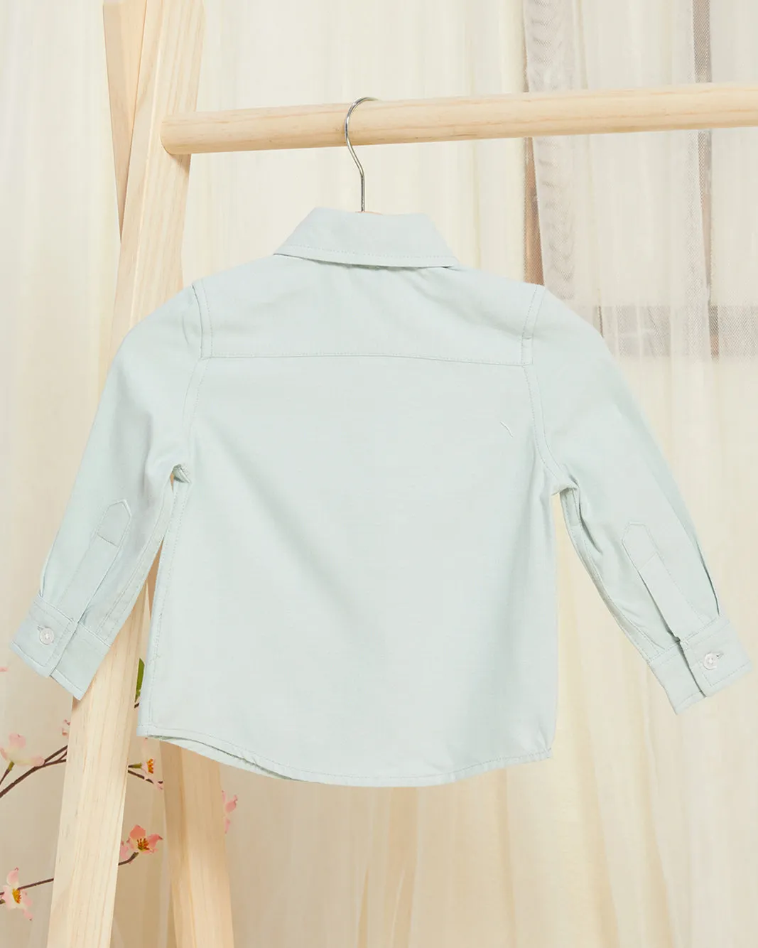 Infant Boys Mint Oxford Shirt sold by Redtag product image thumbnail 3