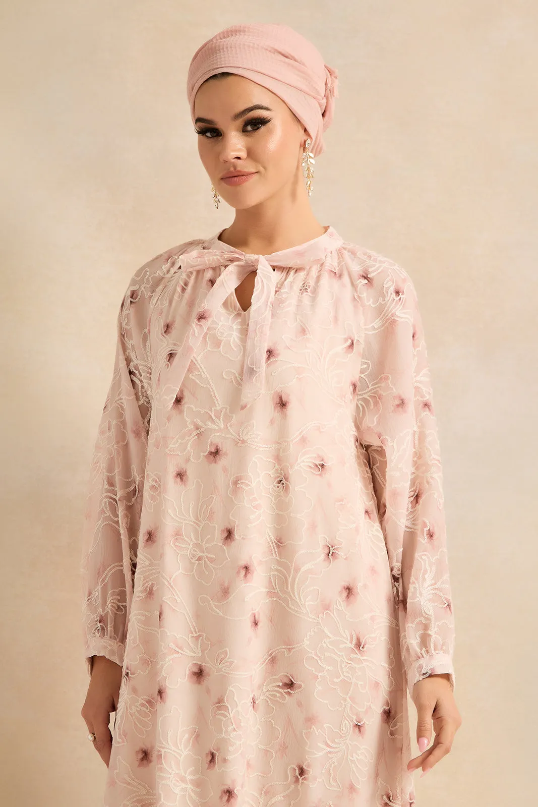 Women Pink Printed Long Maxi Dress sold by Redtag product image thumbnail 2