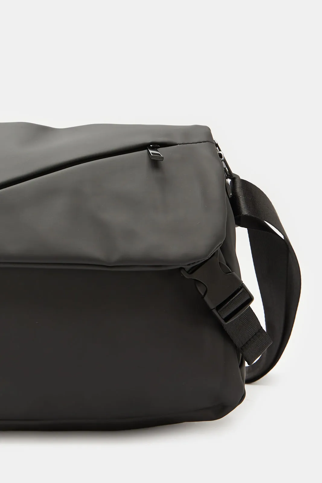 Men Black Cross Body Bag sold by Redtag product image thumbnail 3