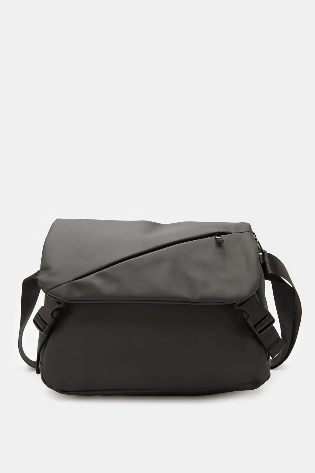 Men Black Cross Body Bag sold by Redtag