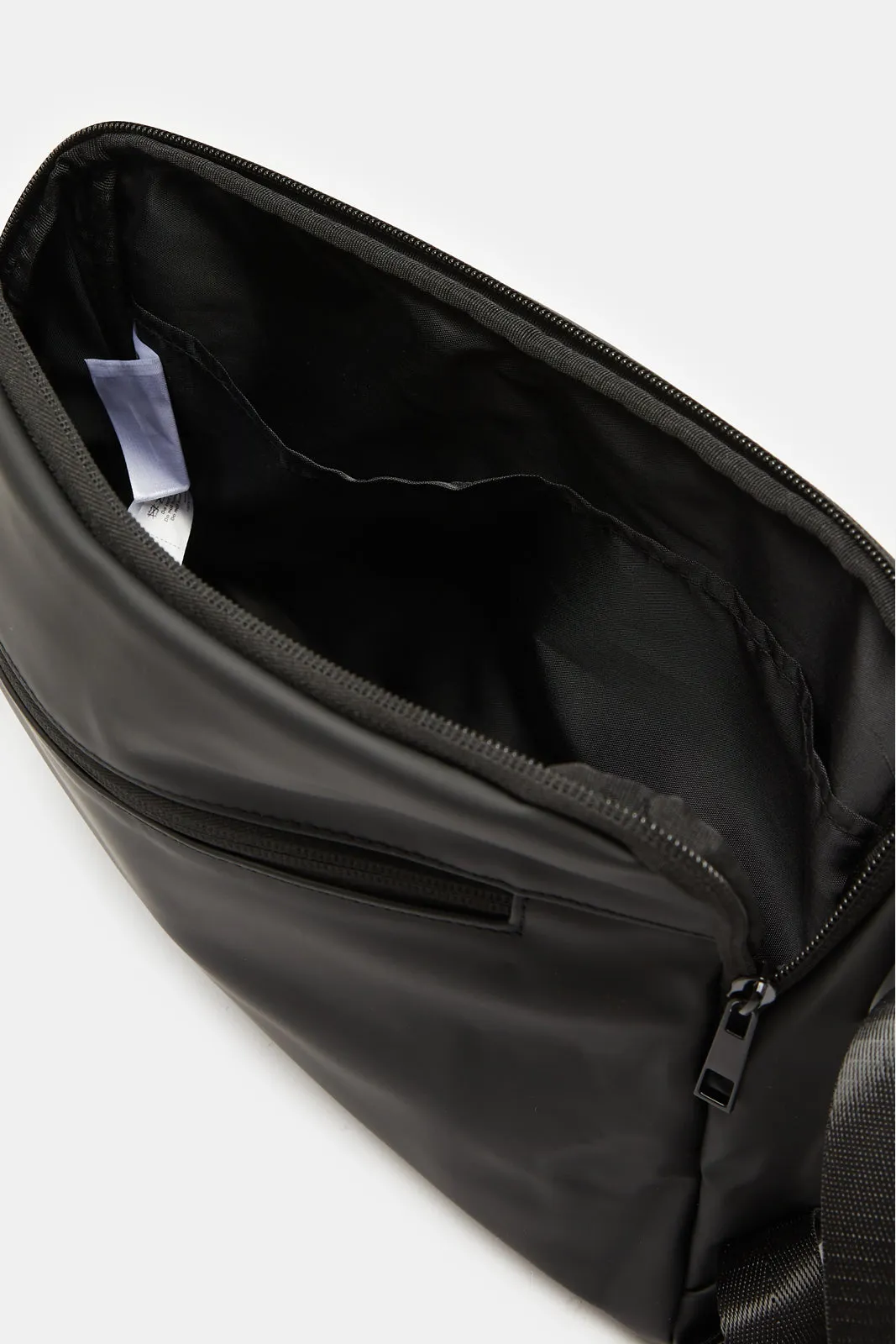 Men Black Cross Body Bag sold by Redtag product image thumbnail 4