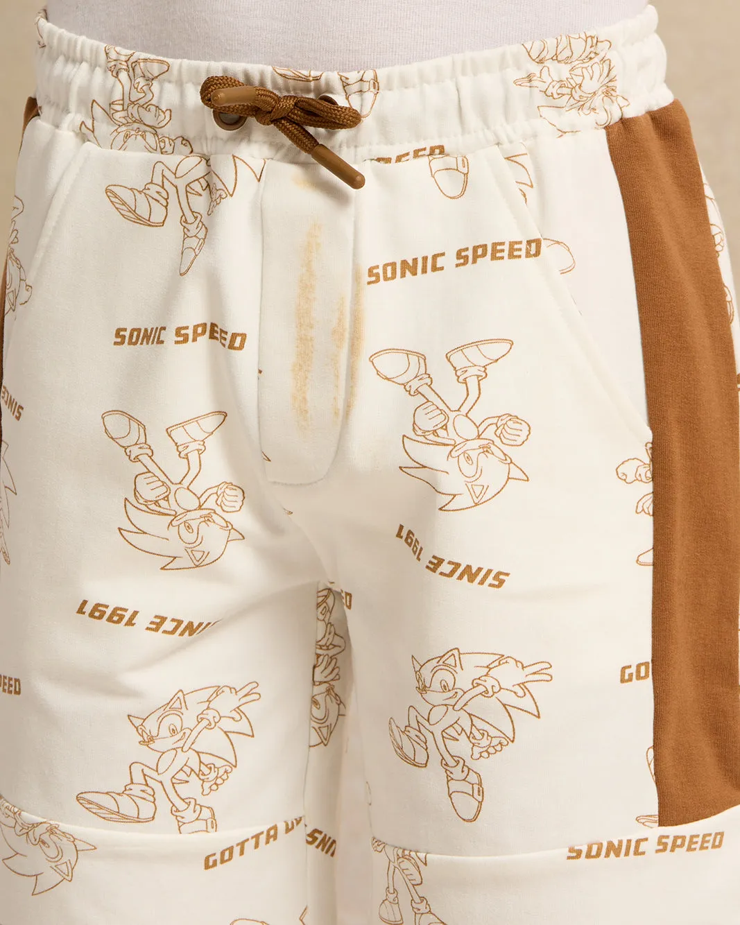 Boys Ivory Sonic Active Shorts sold by Redtag product image thumbnail 4