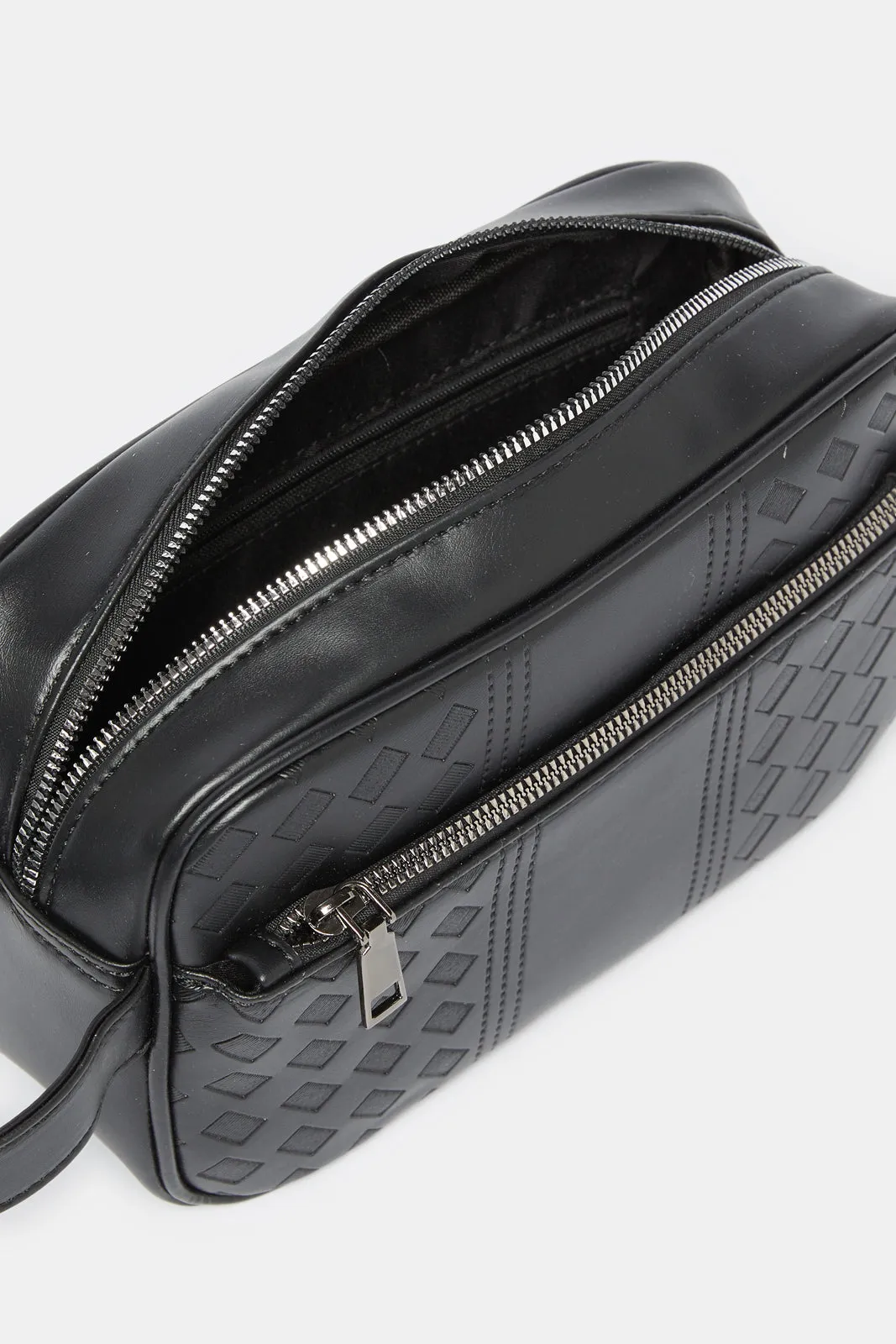 Men Black Toiletry Bag sold by Redtag product image thumbnail 3