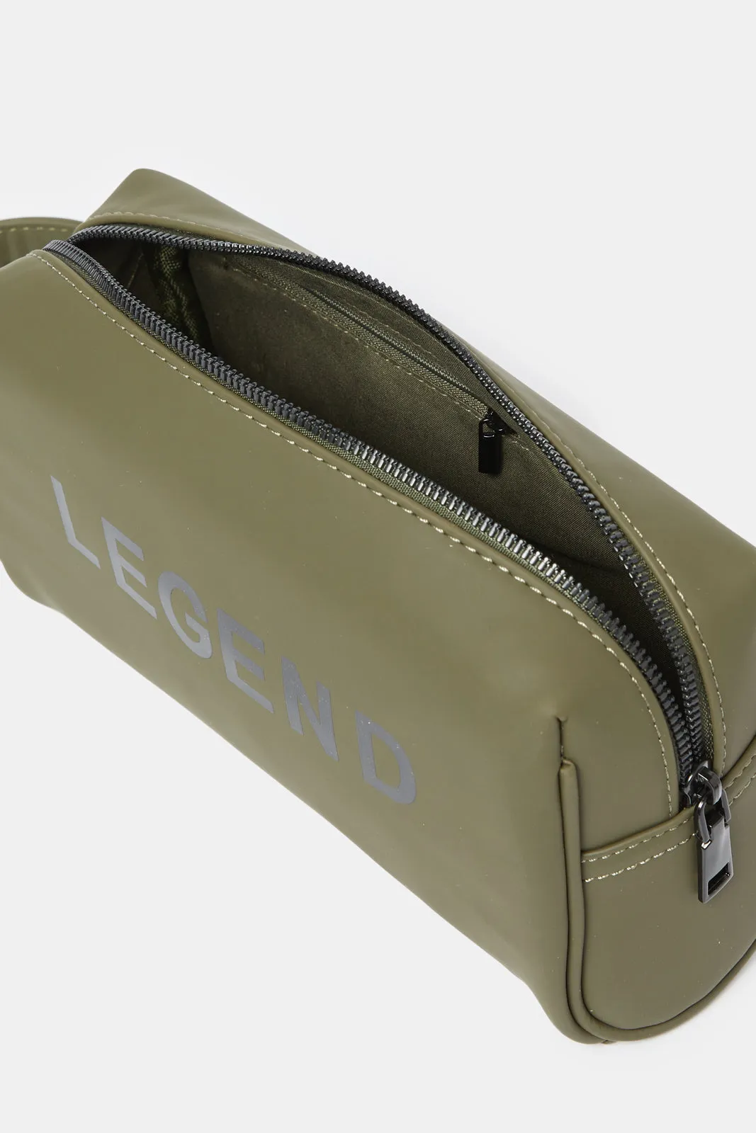 Men Brown Legend Toiletry Bag sold by Redtag product image thumbnail 3