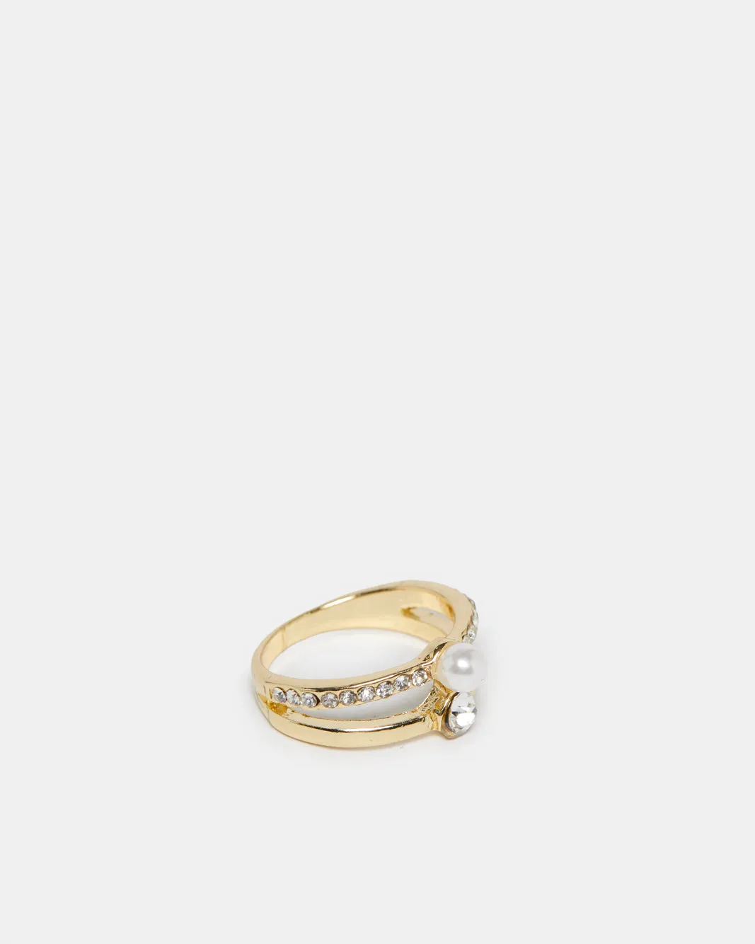Women Gold Embellished Ring sold by Redtag product image thumbnail 3