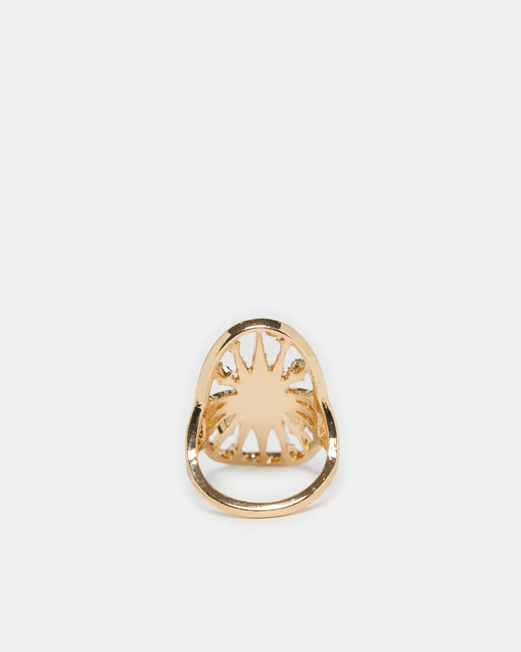 Women Gold Embellished Ring sold by Redtag product image thumbnail 2