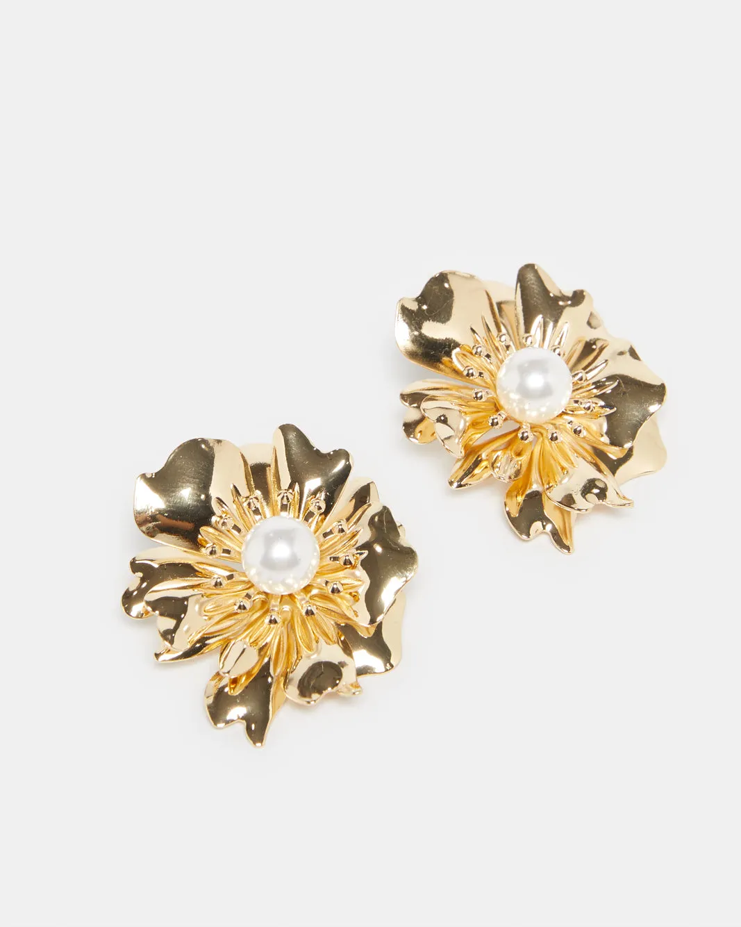 Women Gold Embellished Earrings sold by Redtag product image thumbnail 3