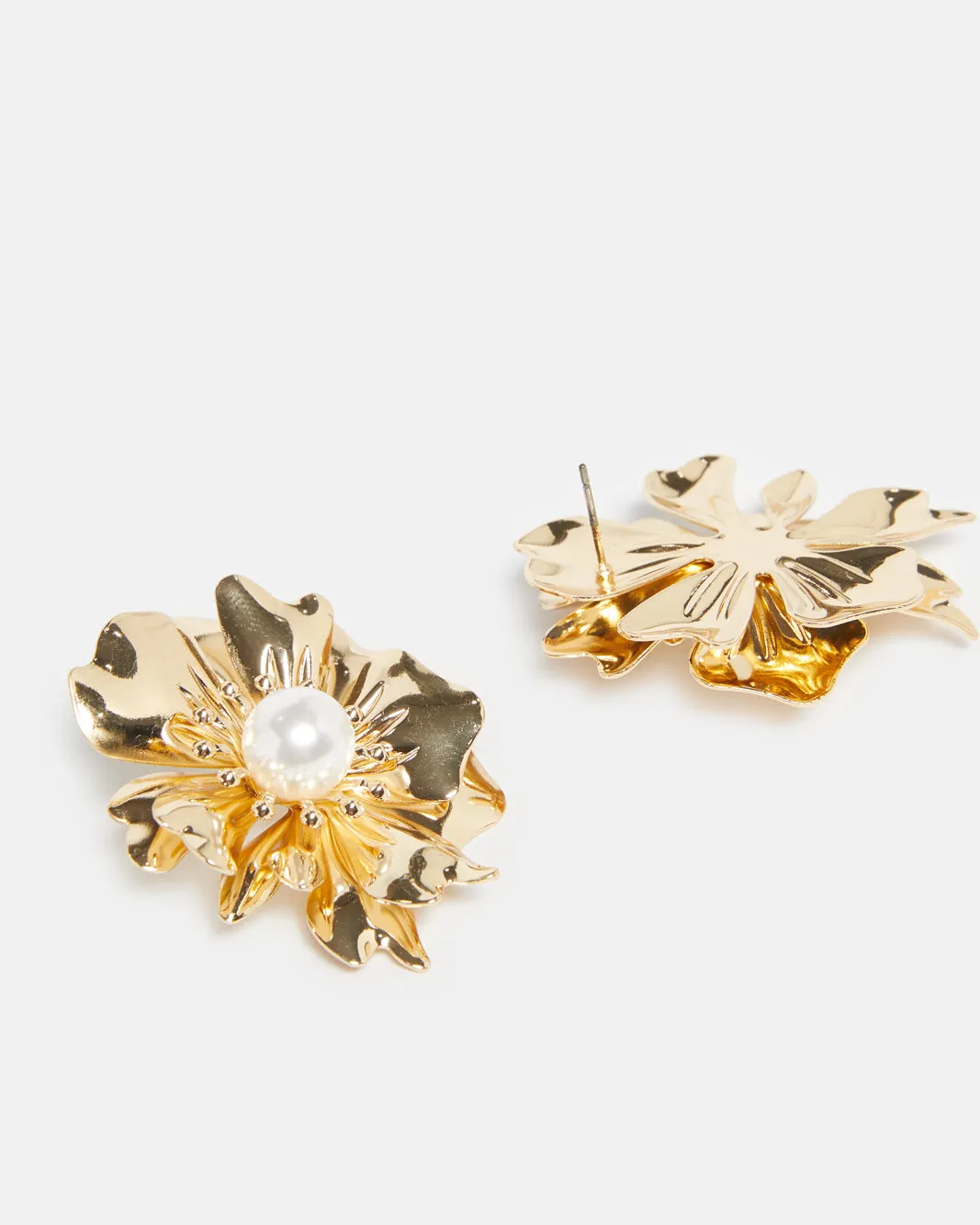 Women Gold Embellished Earrings sold by Redtag product image thumbnail 2