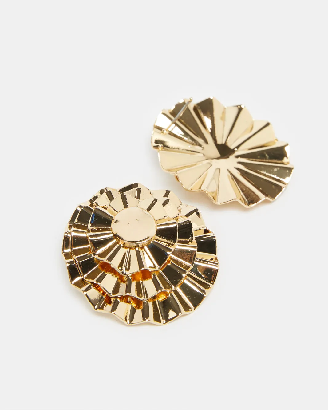 Women Gold Embellished Earrings sold by Redtag product image thumbnail 3