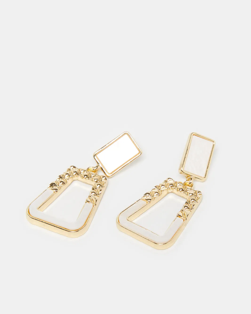 Women Gold Embellished Earrings sold by Redtag product image thumbnail 3