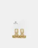 Women Gold Embellished Earrings sold by Redtag