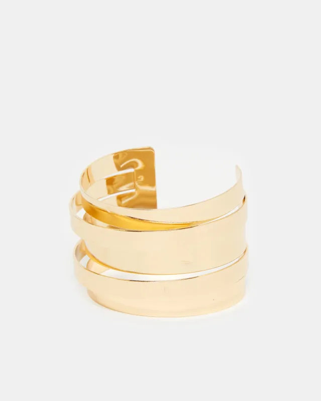 Women Gold Embellished Bracelet sold by Redtag