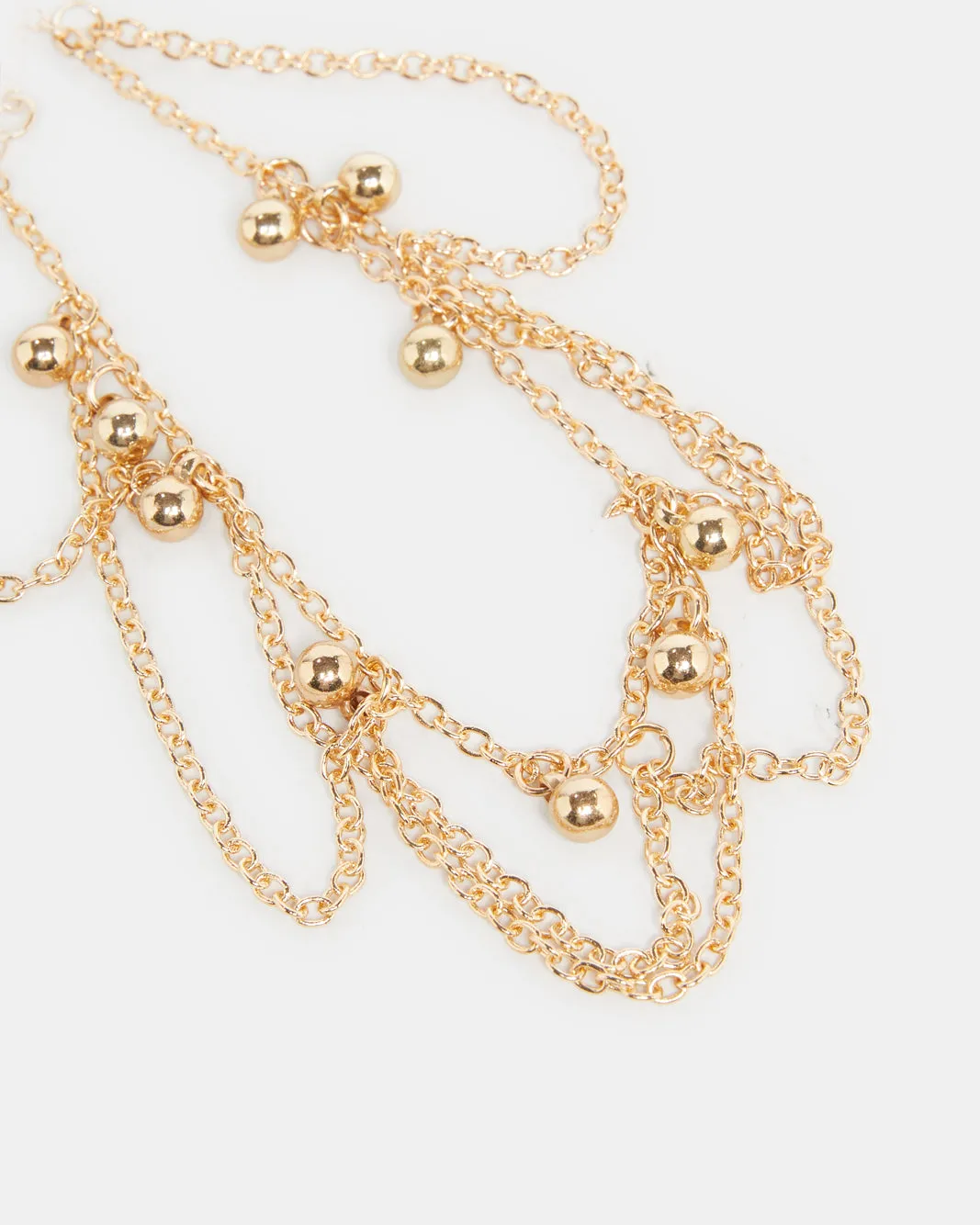 Women Gold Embellished Anklet sold by Redtag product image thumbnail 2