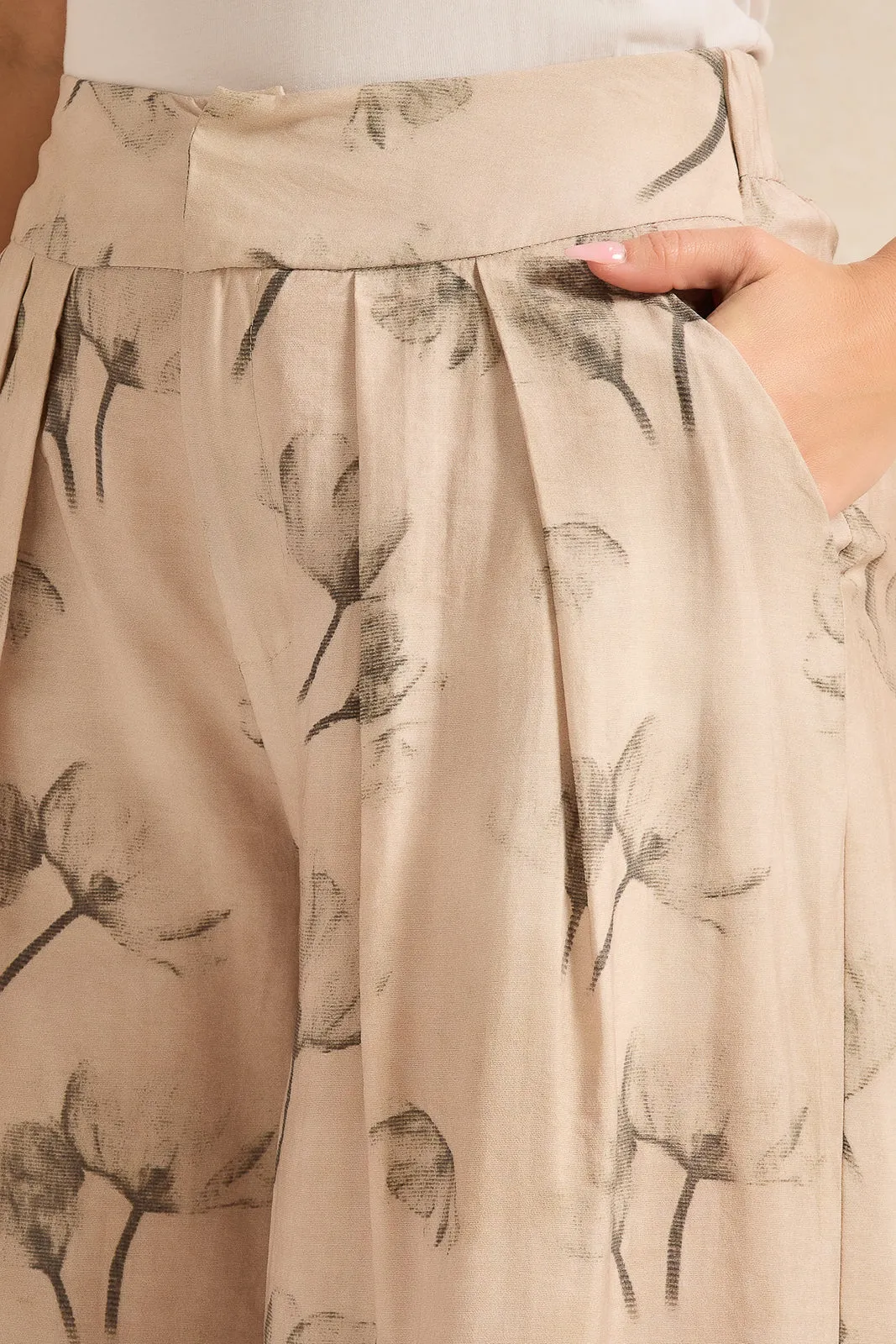 Women Printed Wide Leg Trouser sold by Redtag product image thumbnail 4