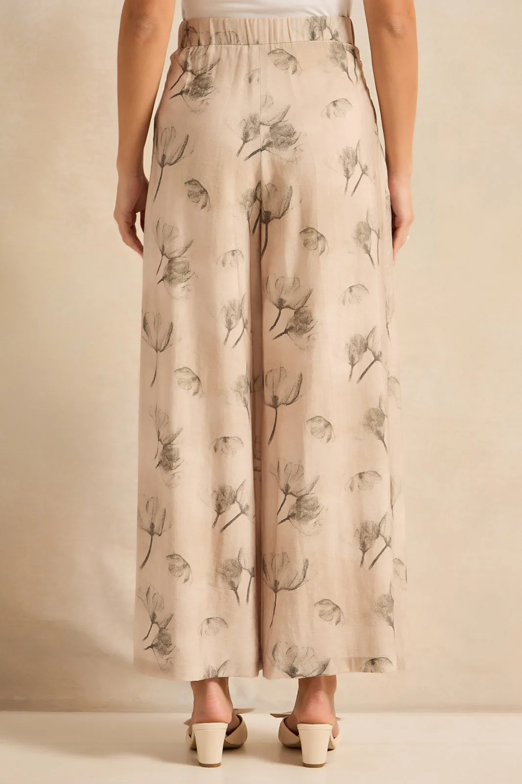 Women Printed Wide Leg Trouser sold by Redtag product image thumbnail 3