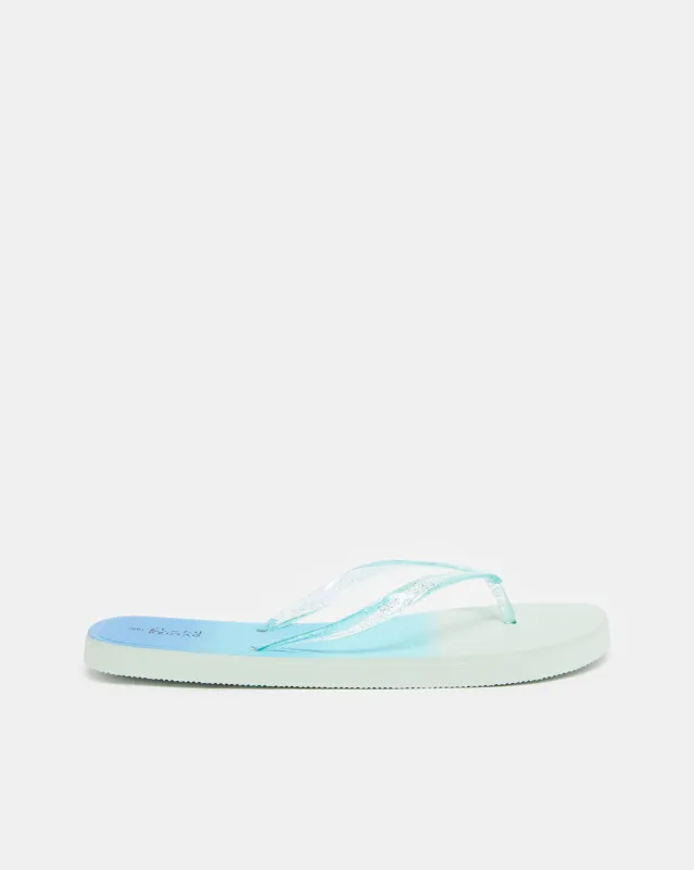 Women Blue Embellished Flip Flop sold by Redtag