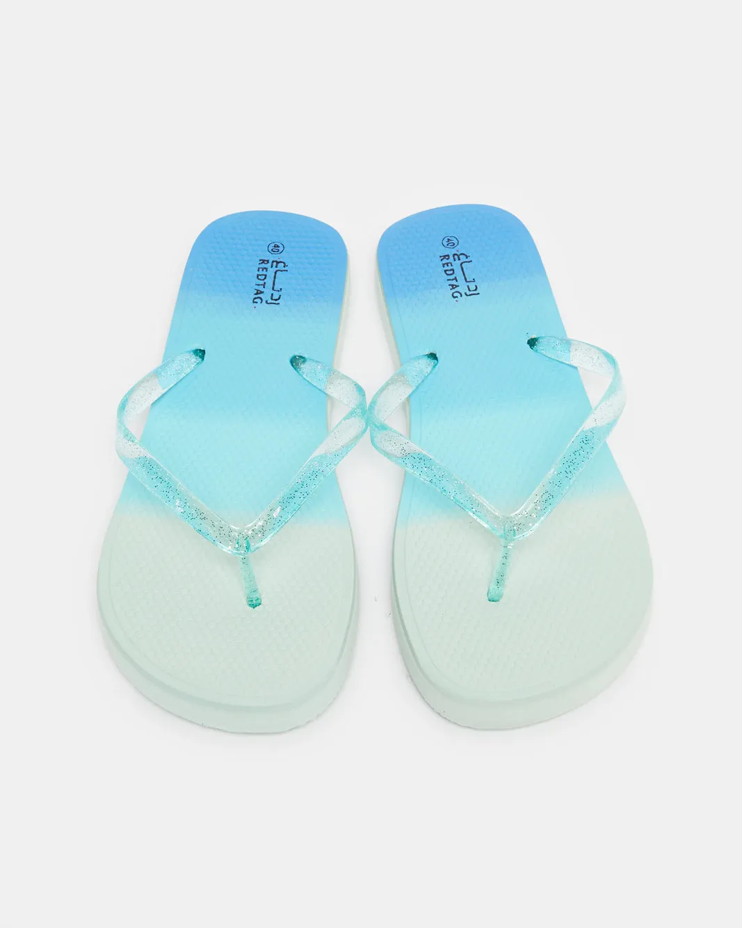 Women Blue Embellished Flip Flop sold by Redtag product image thumbnail 2
