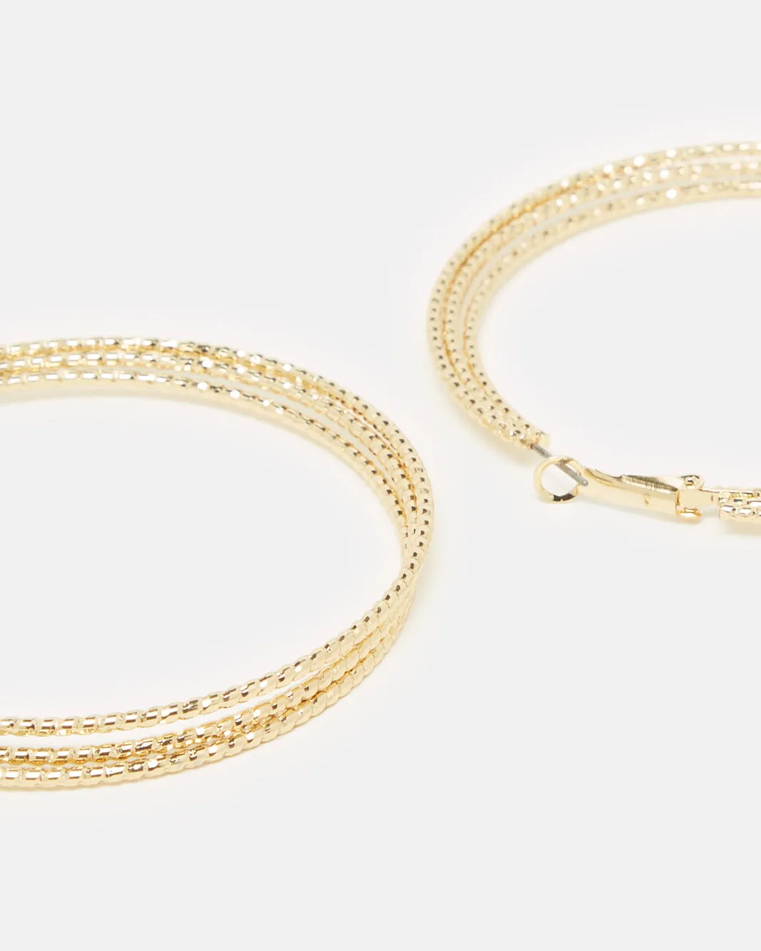 Women Gold Embellished Earring sold by Redtag product image thumbnail 3