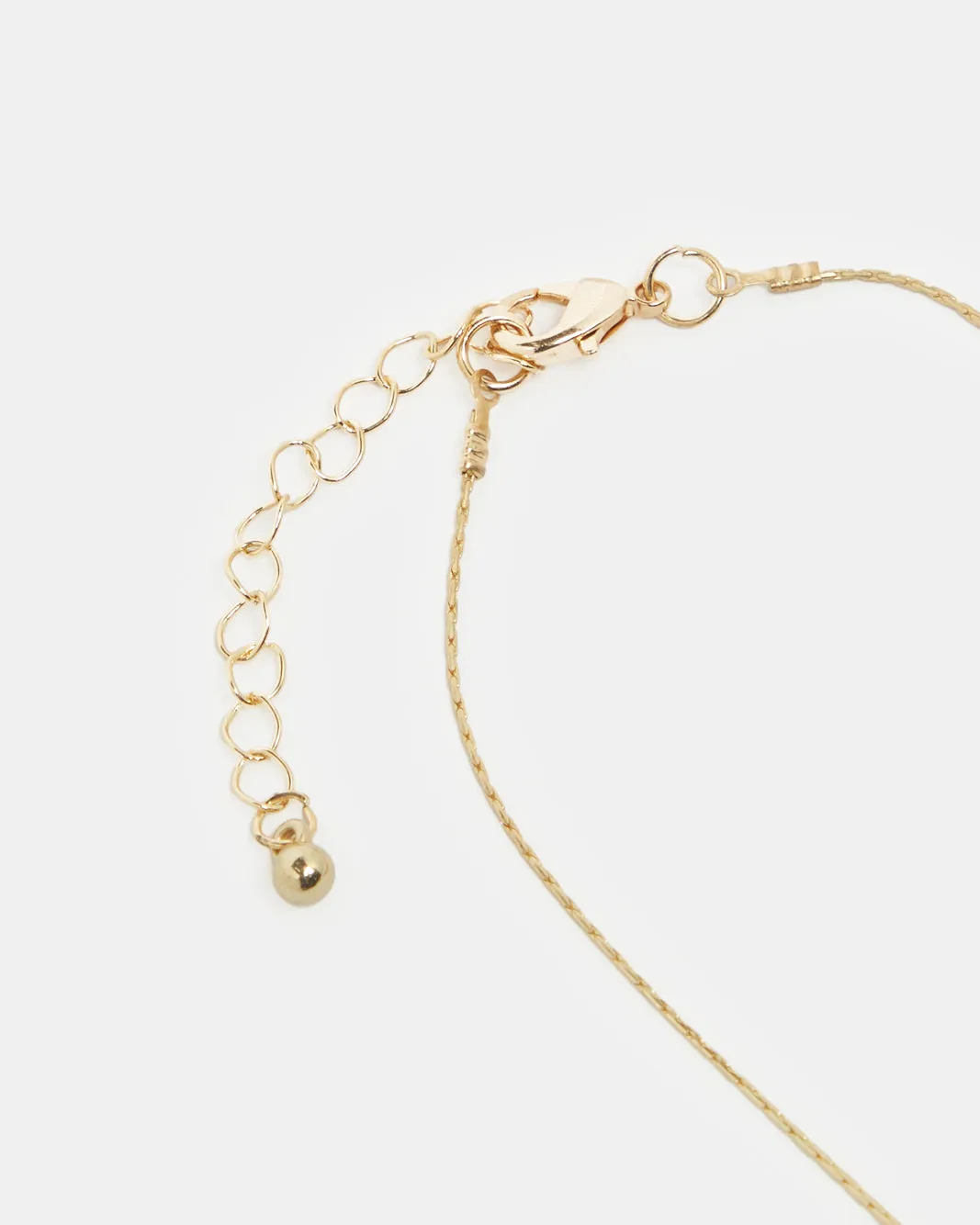 Women Gold Embellished Necklace sold by Redtag product image thumbnail 3