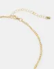 Women Gold Embellished Necklace sold by Redtag