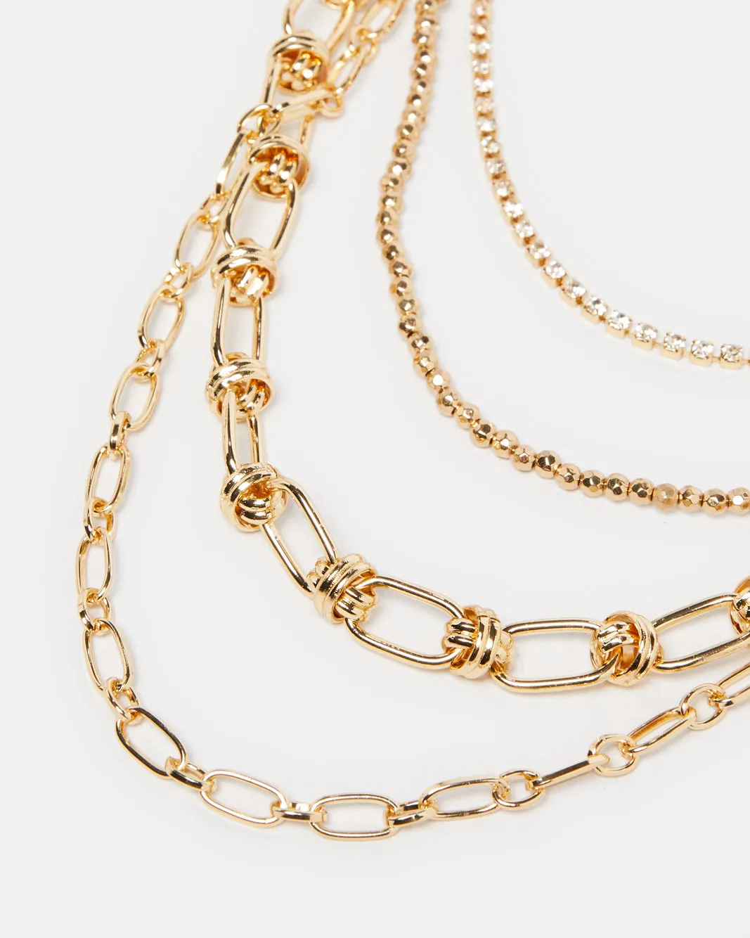 Women Gold Layered Necklace sold by Redtag product image thumbnail 2