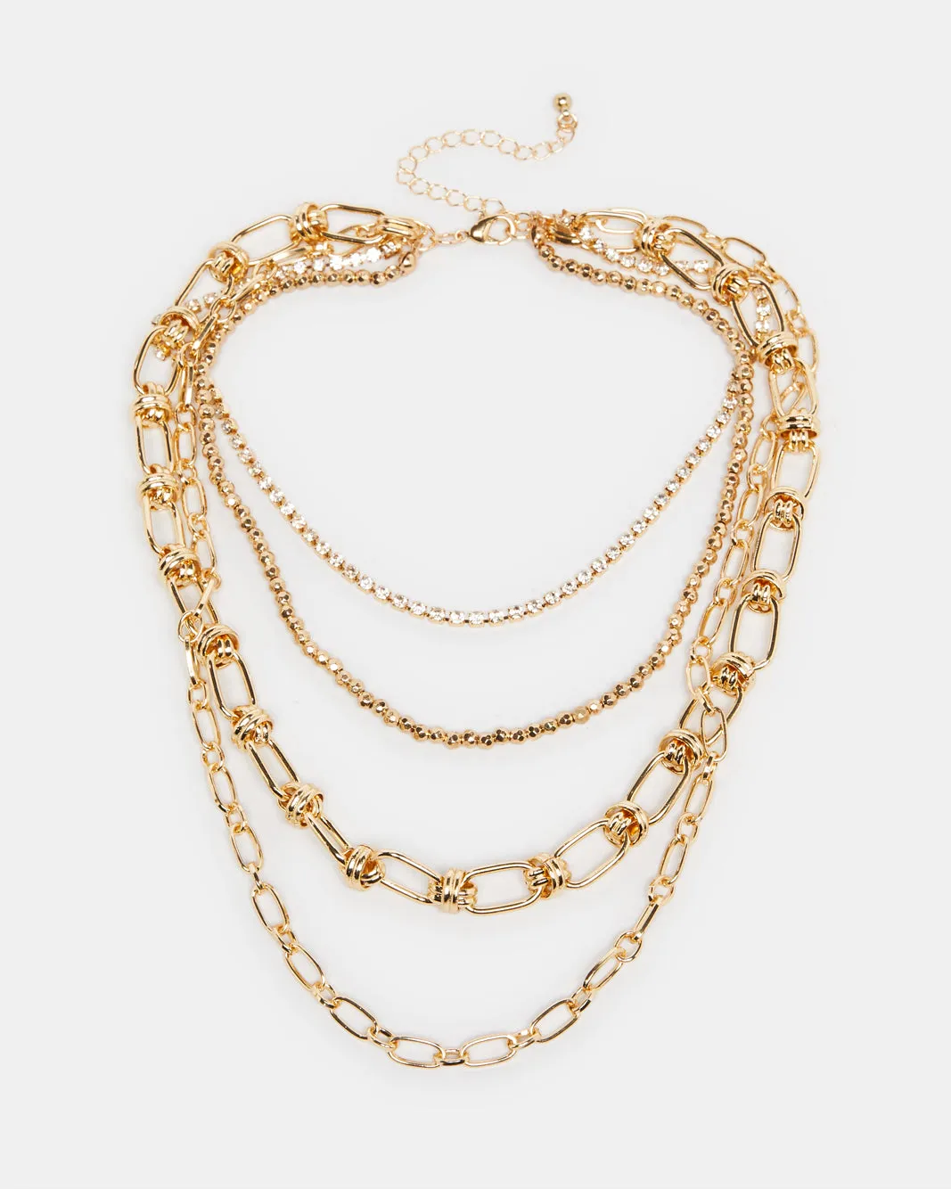 Women Gold Layered Necklace sold by Redtag