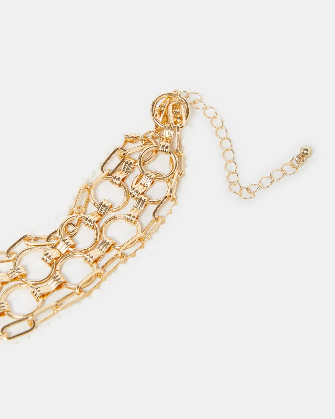 Women Gold Embellished Necklace sold by Redtag product image thumbnail 3