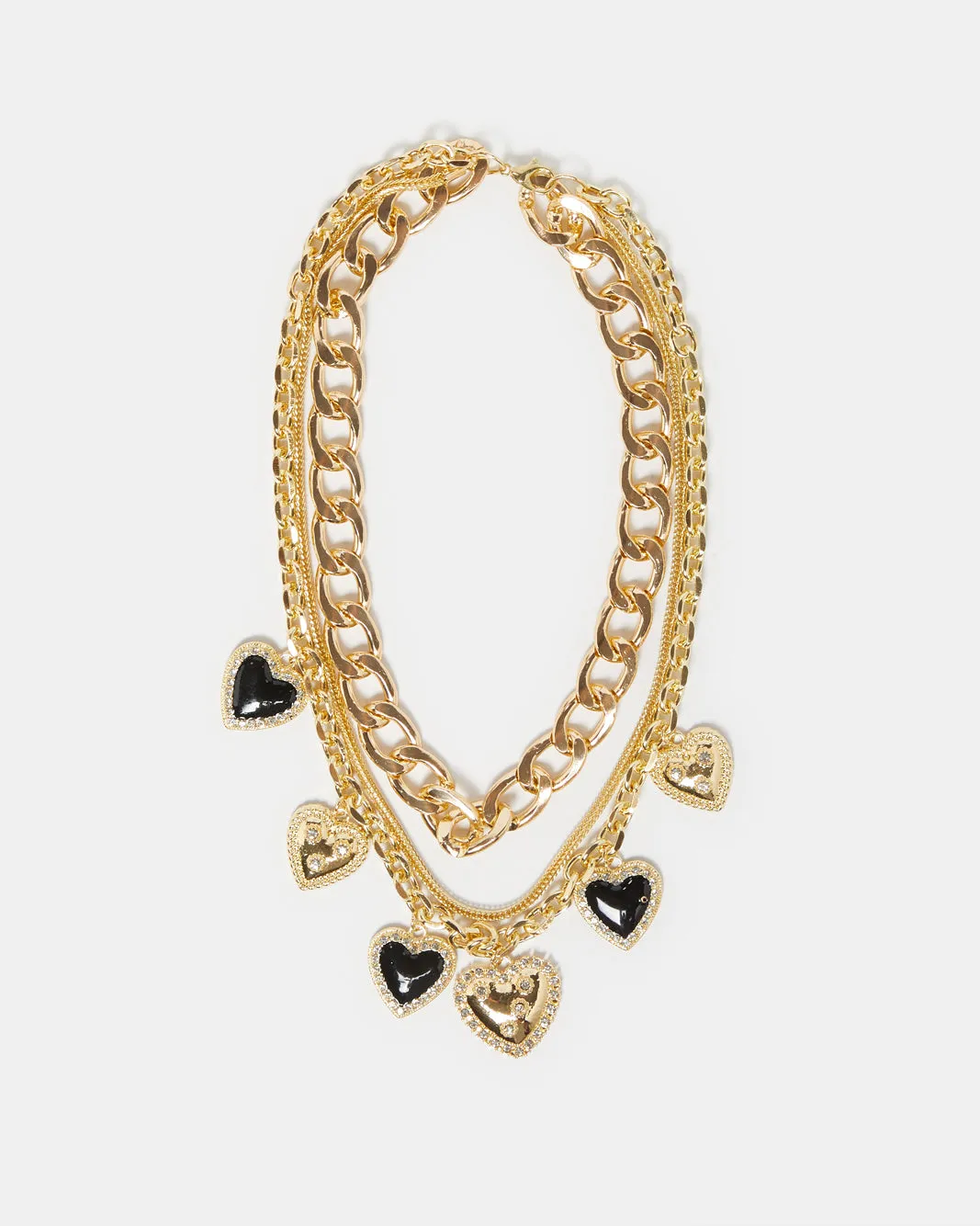 Women Gold Embellished Necklace sold by Redtag