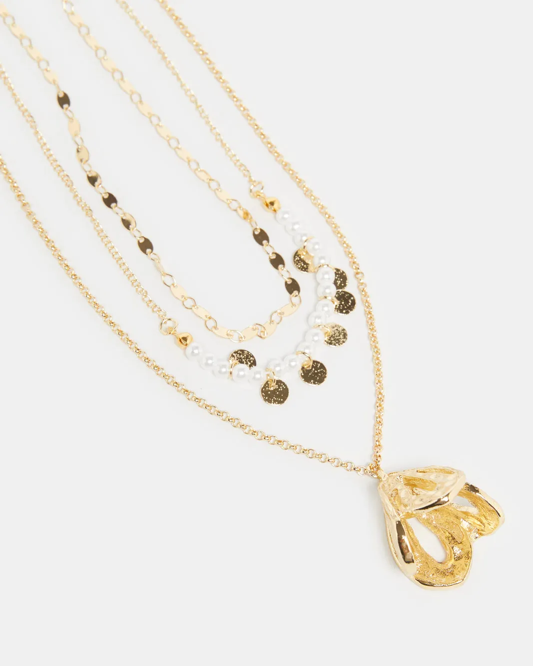 Women Gold Embellished Necklace sold by Redtag product image thumbnail 2