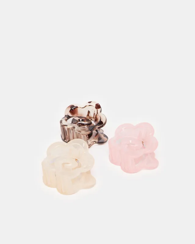Women Assorted Embellished Hair Clips (Pack of 3) sold by Redtag
