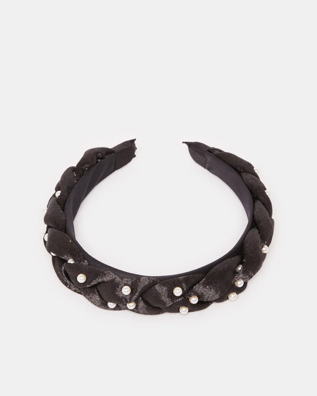 Women Black Embellished Headband sold by Redtag