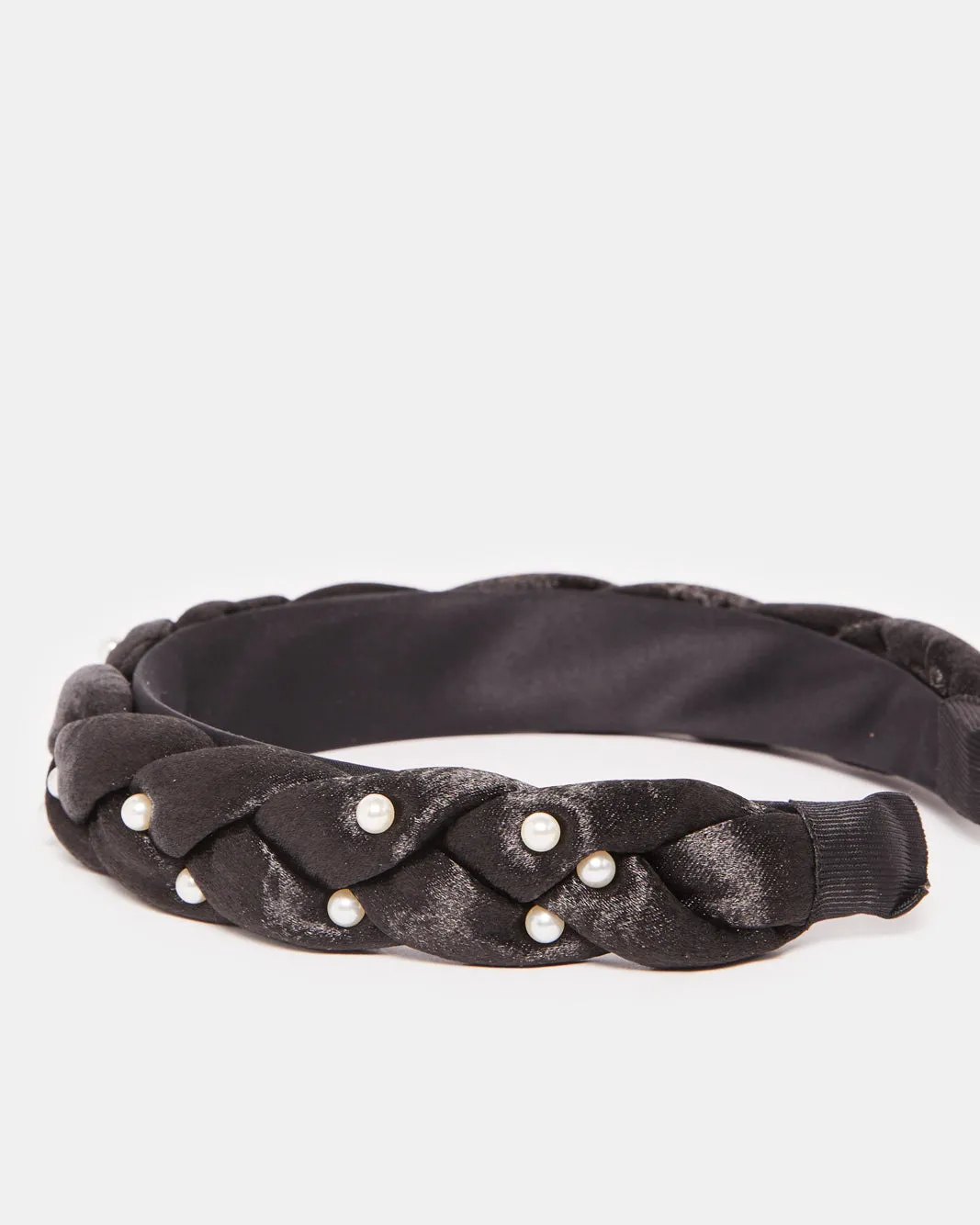 Women Black Embellished Headband sold by Redtag product image thumbnail 3