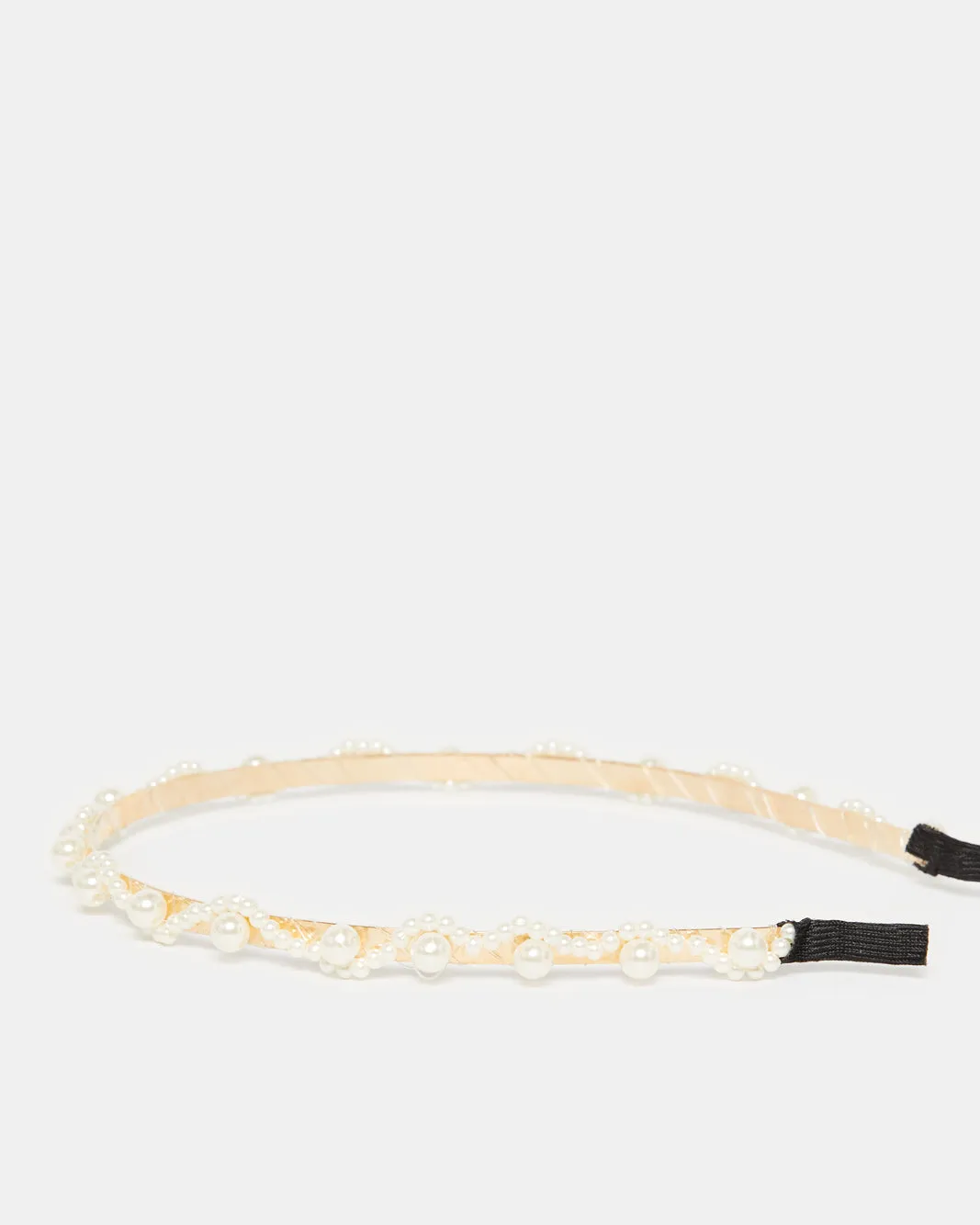 Women Beige And Brown Solid Headband Set (Pack of 3) sold by Redtag product image thumbnail 3