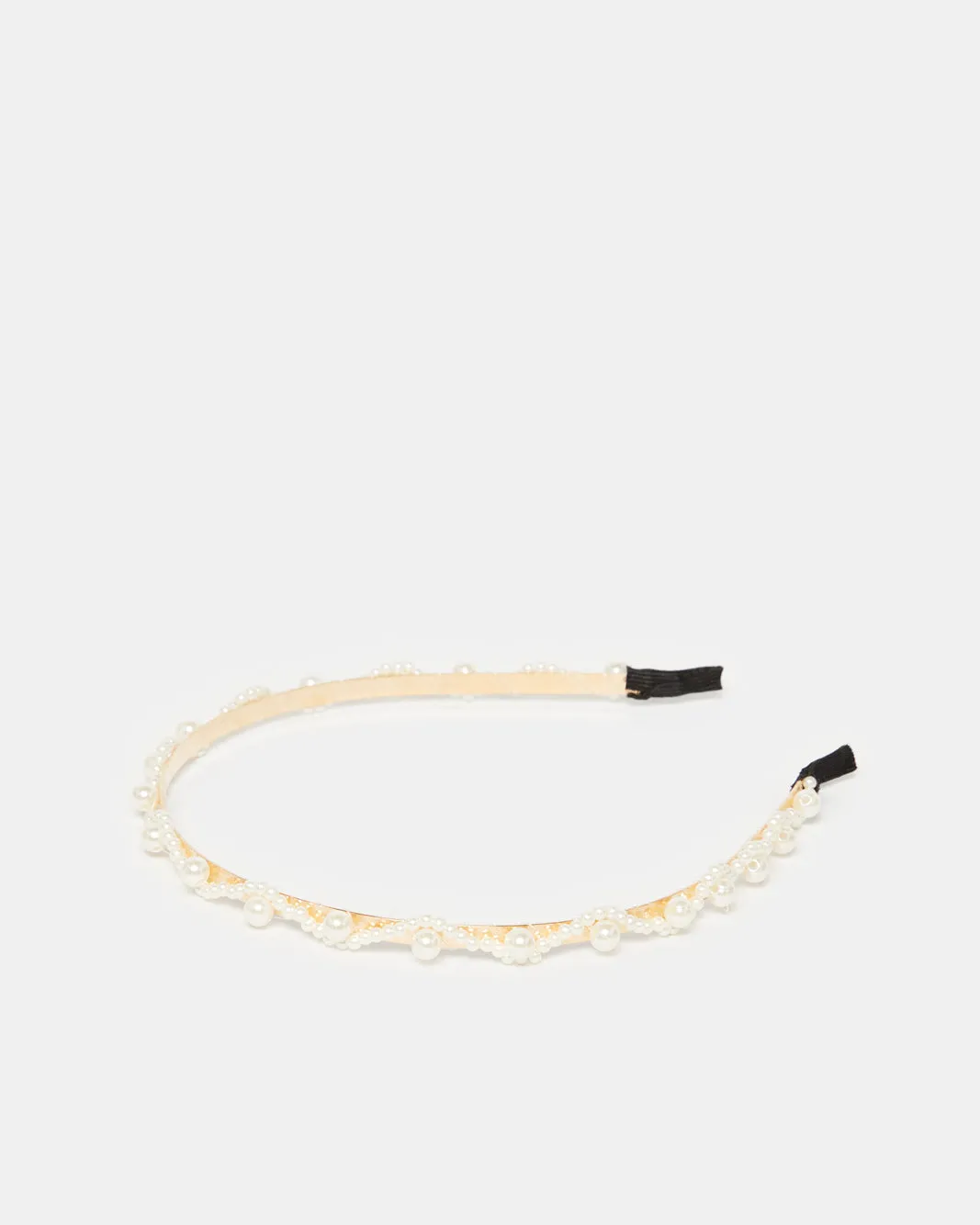 Women Beige And Brown Solid Headband Set (Pack of 3) sold by Redtag product image thumbnail 2