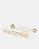 Women Gold  Embellished Hair Clip Set (4 Piece) sold by Redtag